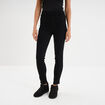 Jegging skinny taille haute denim noir femme