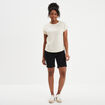 Bermuda slim noir femme
