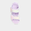 Sandales semelles lumineuses violet clair fille