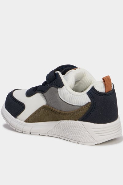Baskets running semelles avec bulle multicolore b&eacute;b&eacute; gar&ccedil;on