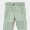 Pantalon de jogging molletonn&eacute; vert pastel b&eacute;b&eacute; gar&ccedil;on