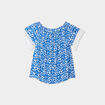 Blouse col bardot manches à dentelle ecru femme grande taille