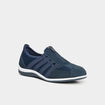 Derbies pied large bleu marine femme