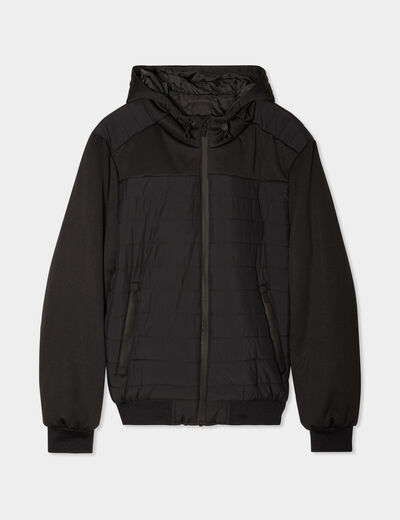 Veste à capuche Liberto noir homme