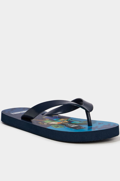Tongs Minecraft multicolore gar&ccedil;on