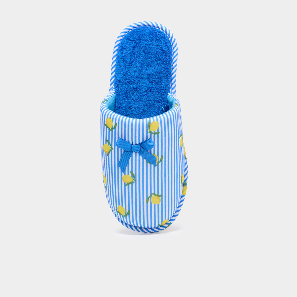 Chaussons mules doubl&eacute;s multicolore femme