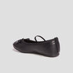 Ballerines avec noeud noir fille
