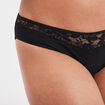 Culotte en coton noir femme