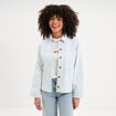 Surchemise 2 poches coton blanc femme