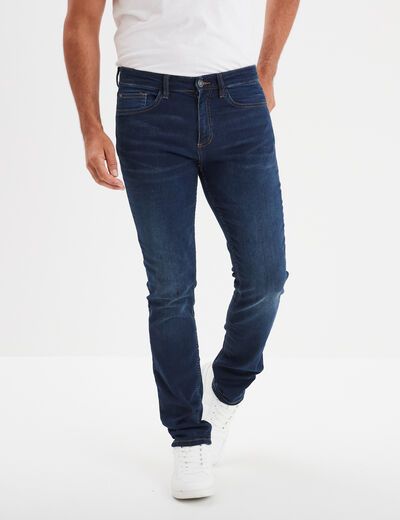 Jean stretch coupe slim denim brut homme