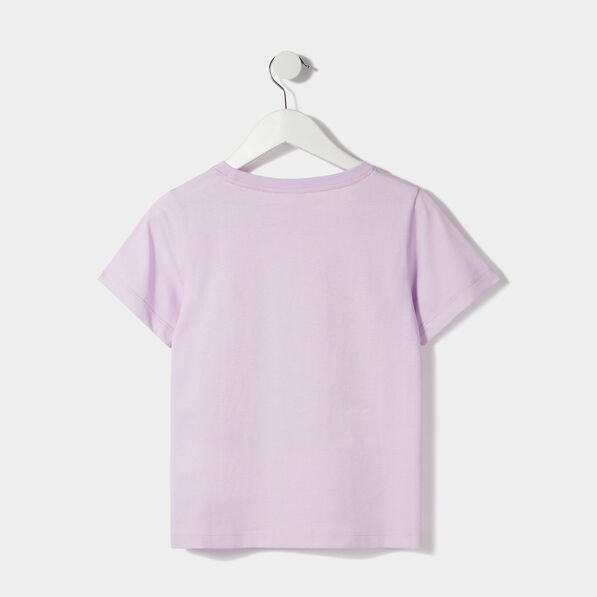 t shirt manches courtes minnie parme fille T-shirt manches courtes Minnie parme fille