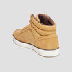 Baskets montantes à lacets jaune homme