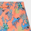 Short de bain orange corail gar&ccedil;on