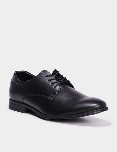Derbies lacées noir homme