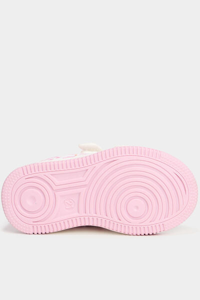 Tennis basses &agrave; scratchs multicolore b&eacute;b&eacute; fille