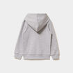 Sweat hoodie &agrave; sequins r&eacute;versibles gris clair gar&ccedil;on