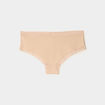 Lot 2 shortys bandes dentelle beige femme