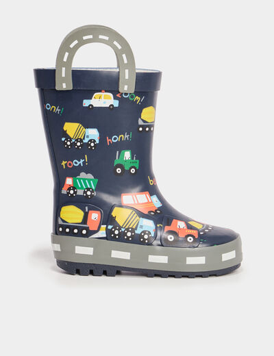 Bottes de pluie multicolore bébé garçon