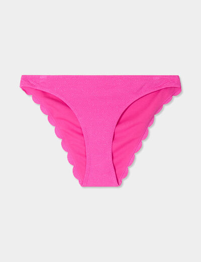 Bas de maillot de bain rose fushia femme