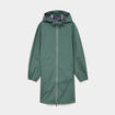 Parka longue imp&eacute;rm&eacute;able coupe-vent vert kaki femme