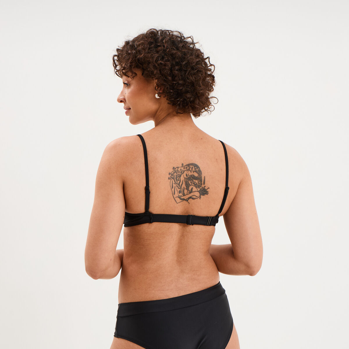 Haut de maillot de bain push up armatur&eacute; noir femme