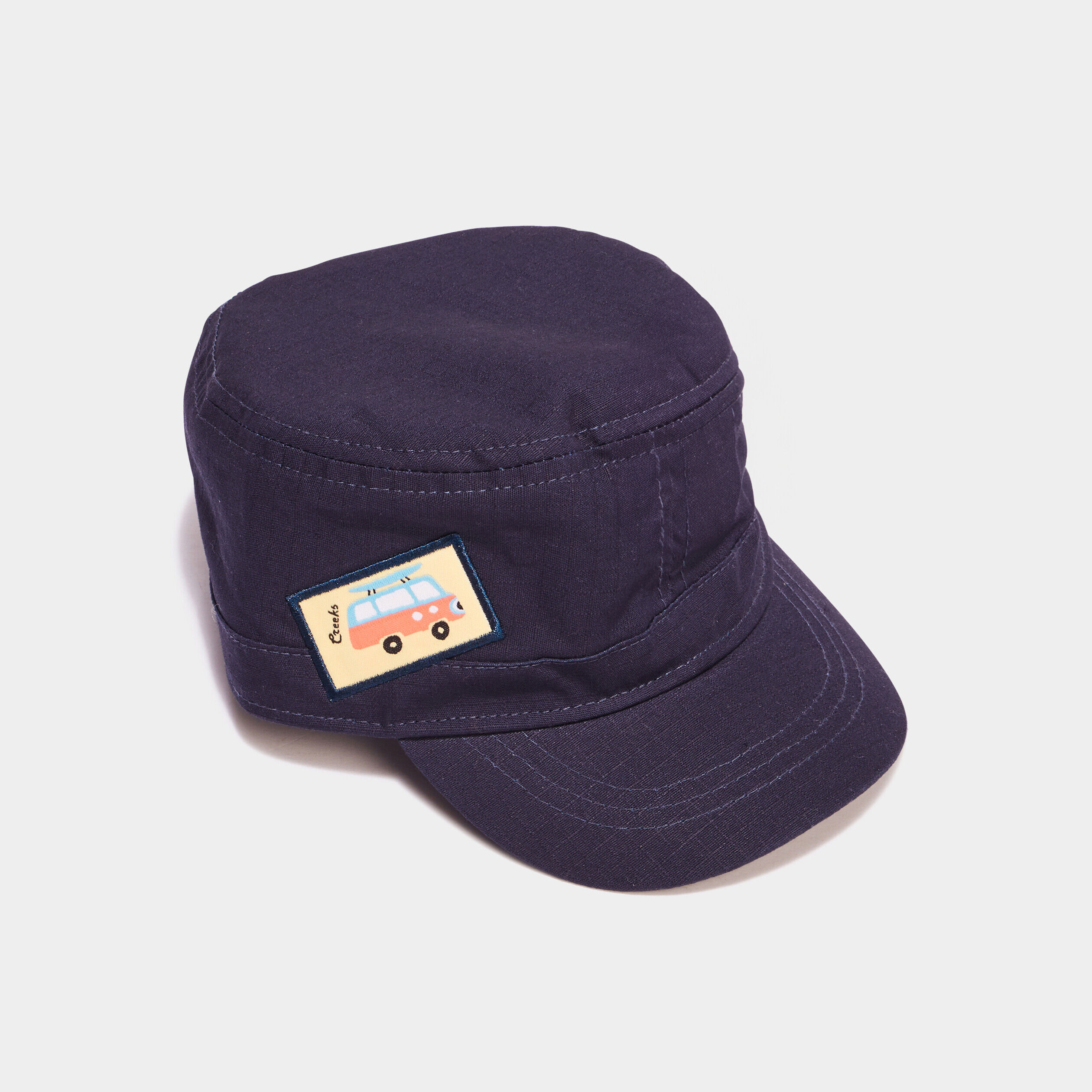 Casquette en coton bleu foncé bébé garçon