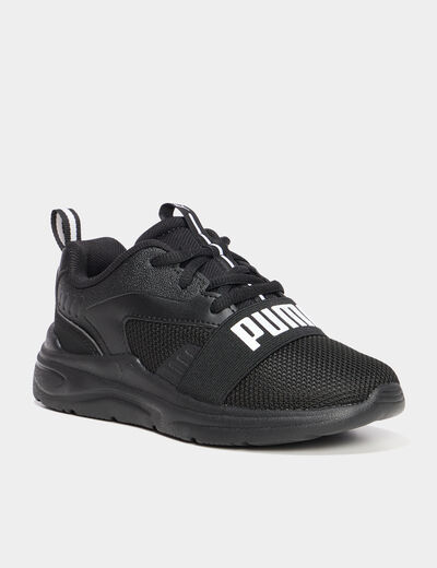 Baskets running Puma noir garçon