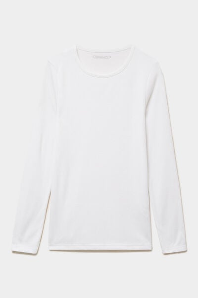T-shirt thermique Damart x Trappeur blanc homme