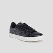 Tennis pailletées à lacets Mosquitos noir femme