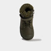 Boots crant&eacute;es doublure effet polaire vert kaki gar&ccedil;on