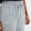 Pantalon droit 7/8ème coton bleu femme