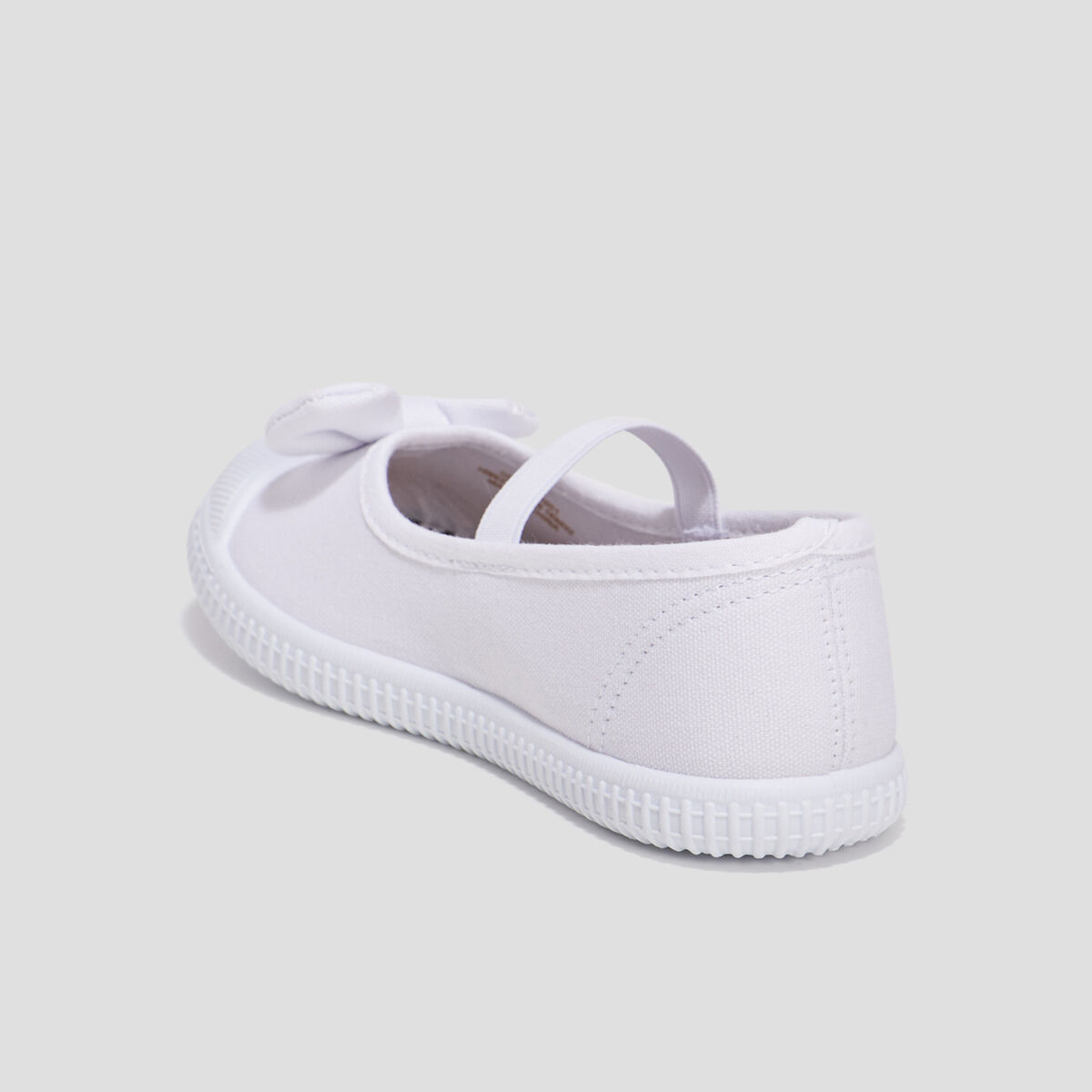 Babies en toile avec noeuds blanc fille
