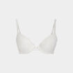 Soutien-gorge en dentelle ampliforme ecru femme