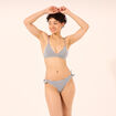 Bas de maillot de bain bleu femme