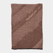&Eacute;charpe fils m&eacute;tallis&eacute;s marron fonc&eacute; femme