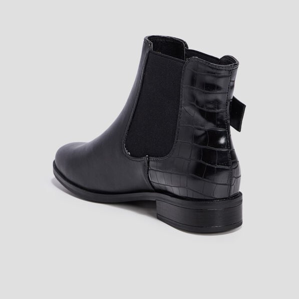 bottines chelsea plates noir femme Bottines chelsea plates noir femme