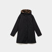 Parka 3-en-1 avec capuche amovible noir femme