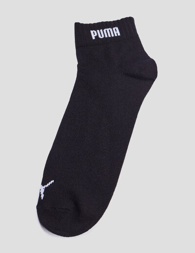 Lot 3 paires socquettes Puma noir homme