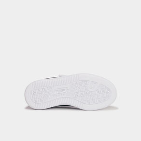 Tennis basses à scratchs Puma Caven blanc garçon