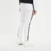 Pantalon de jogging stretch bandes côtés blanc homme