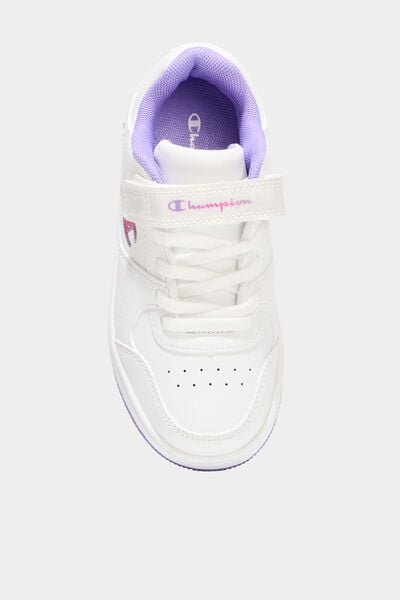 Baskets &agrave; scratchs Champion RD18 LOW violet fille