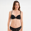 Soutien-gorge emboîtant paddé dentelle noir femme