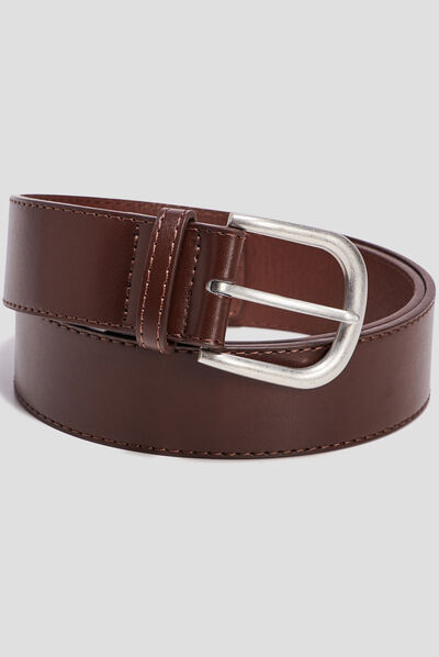 Ceinture marron homme