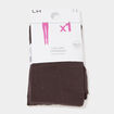 Collant thermique touch&eacute; doux marron fonc&eacute; femme