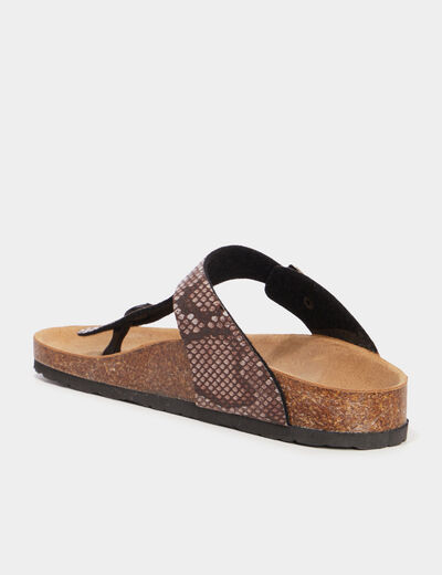 Mules multicolore femme