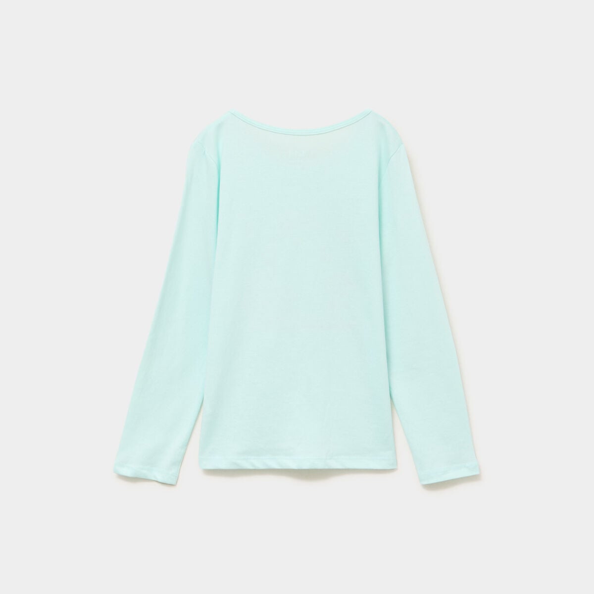 Ensemble pyjama pantalon coton bleu turquoise fille