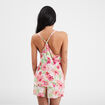 Ensemble pyjama short 2 pièces rose femme