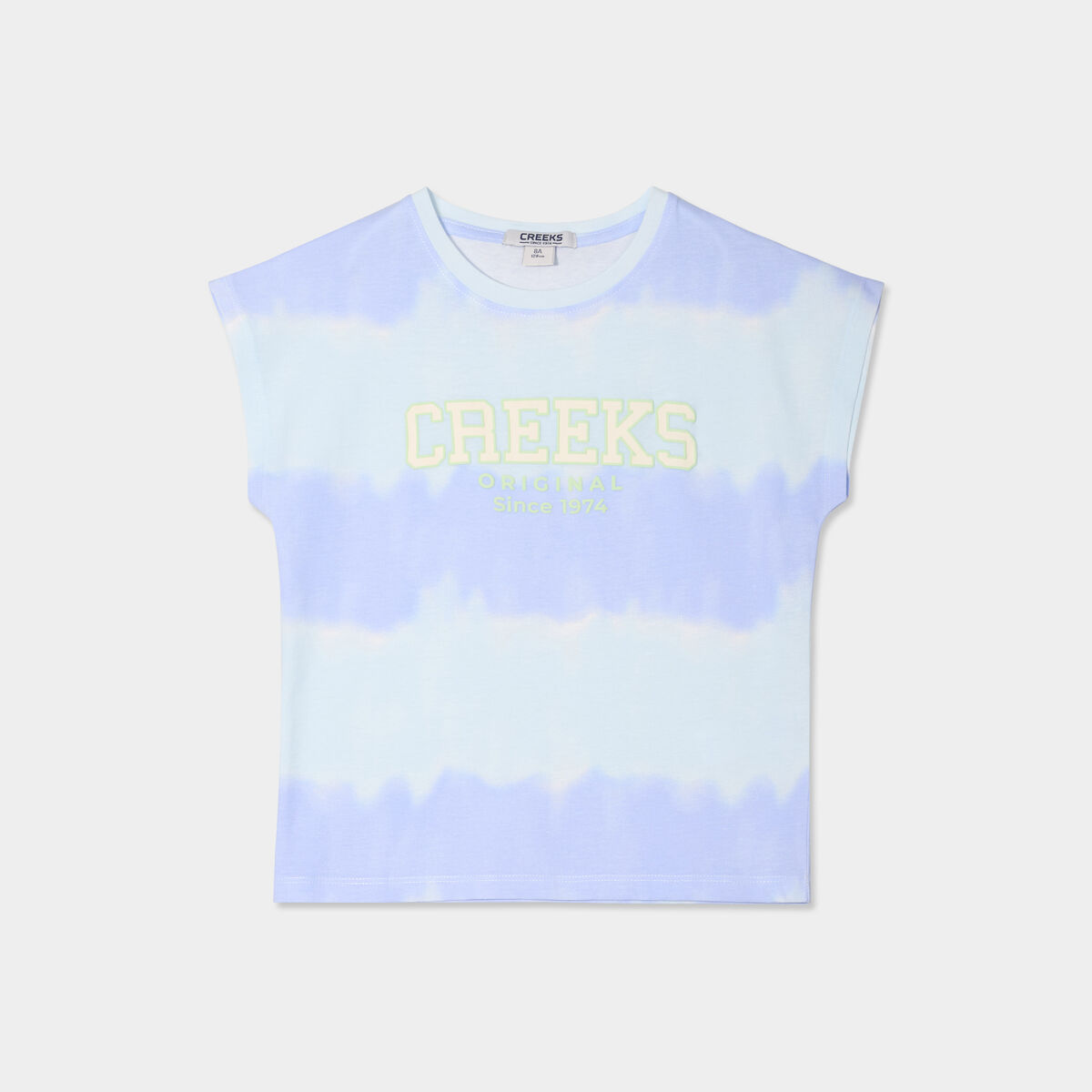 T-shirt manches courtes coton ecru fille