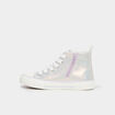 Baskets montantes zipp&eacute;es bout renforc&eacute; violet fille