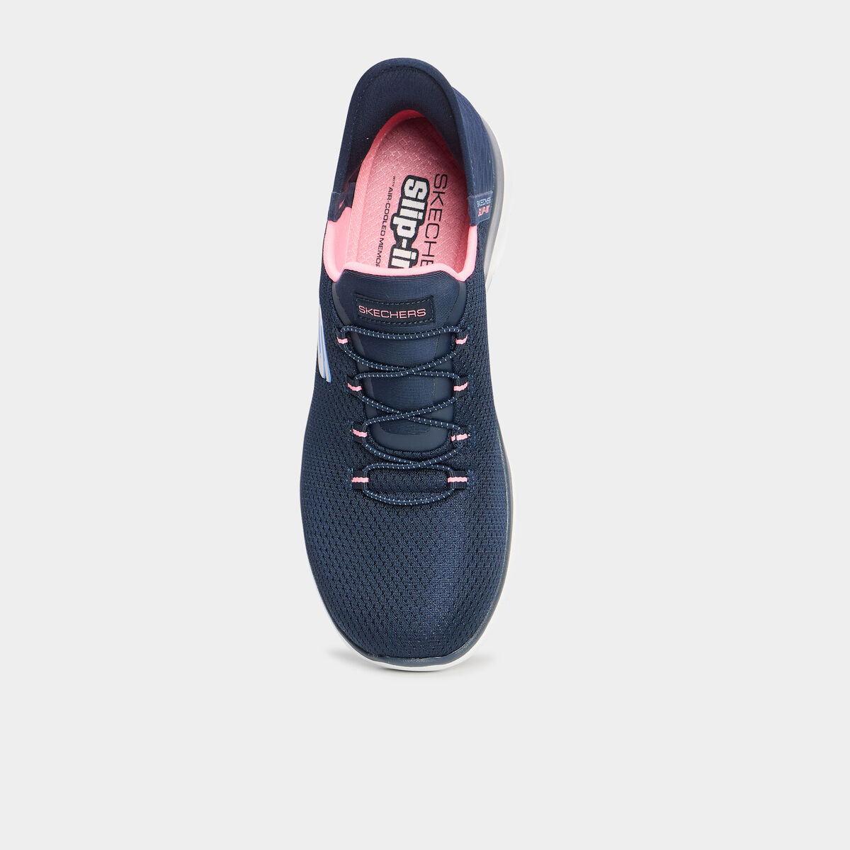 Baskets running Slip-ins Skechers bleu femme